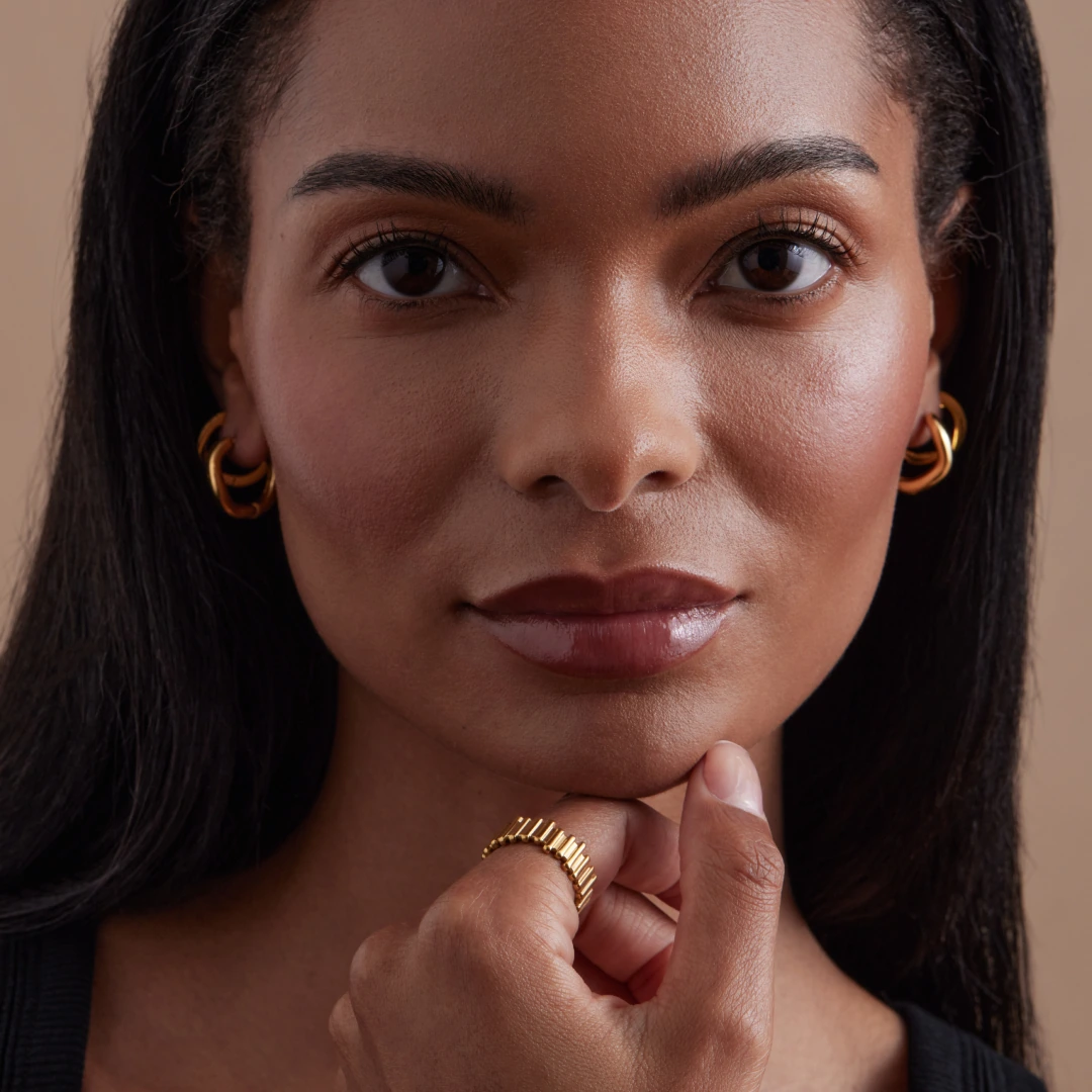 Adjustable Textured Ring