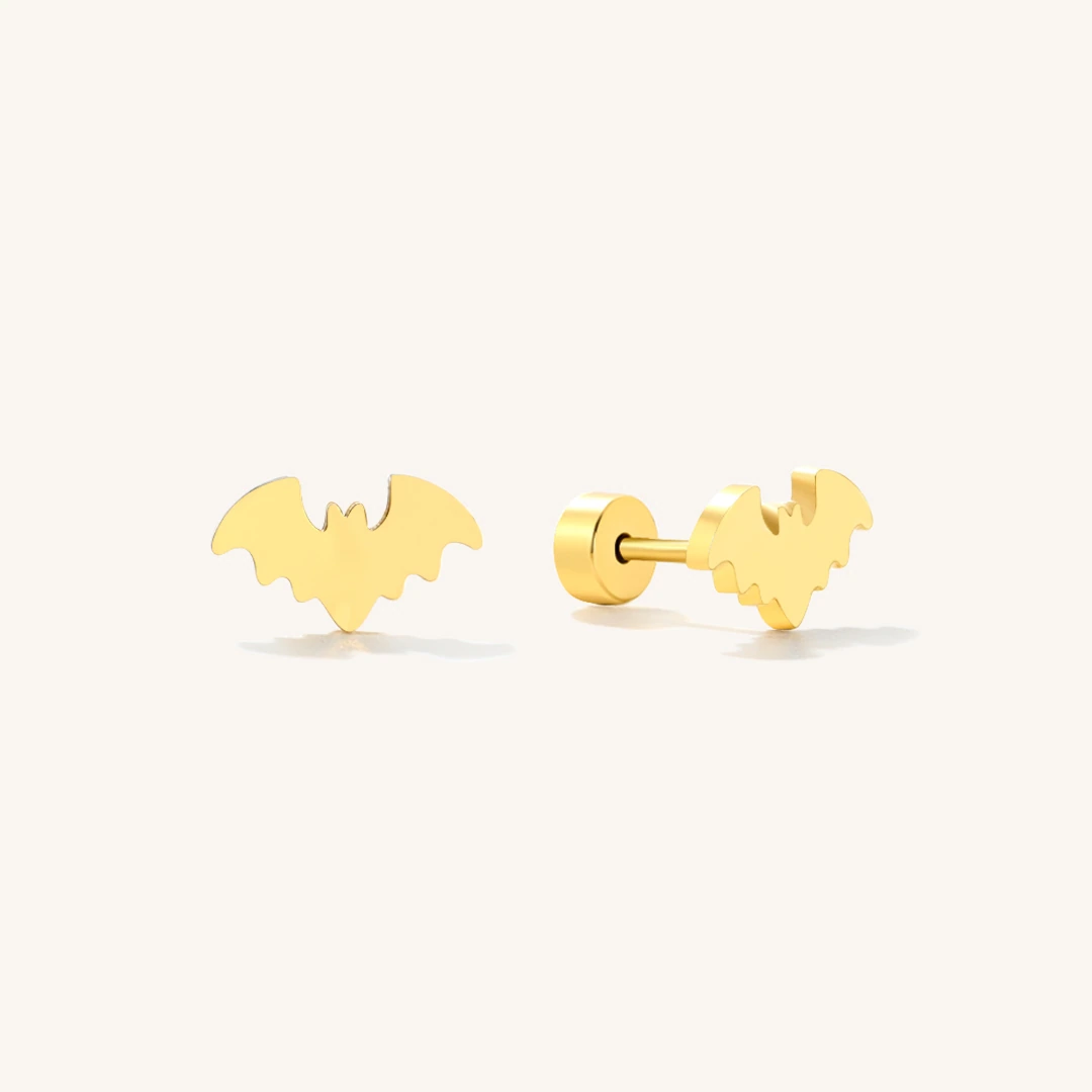 Bat to the Bone Flat Back Earrings