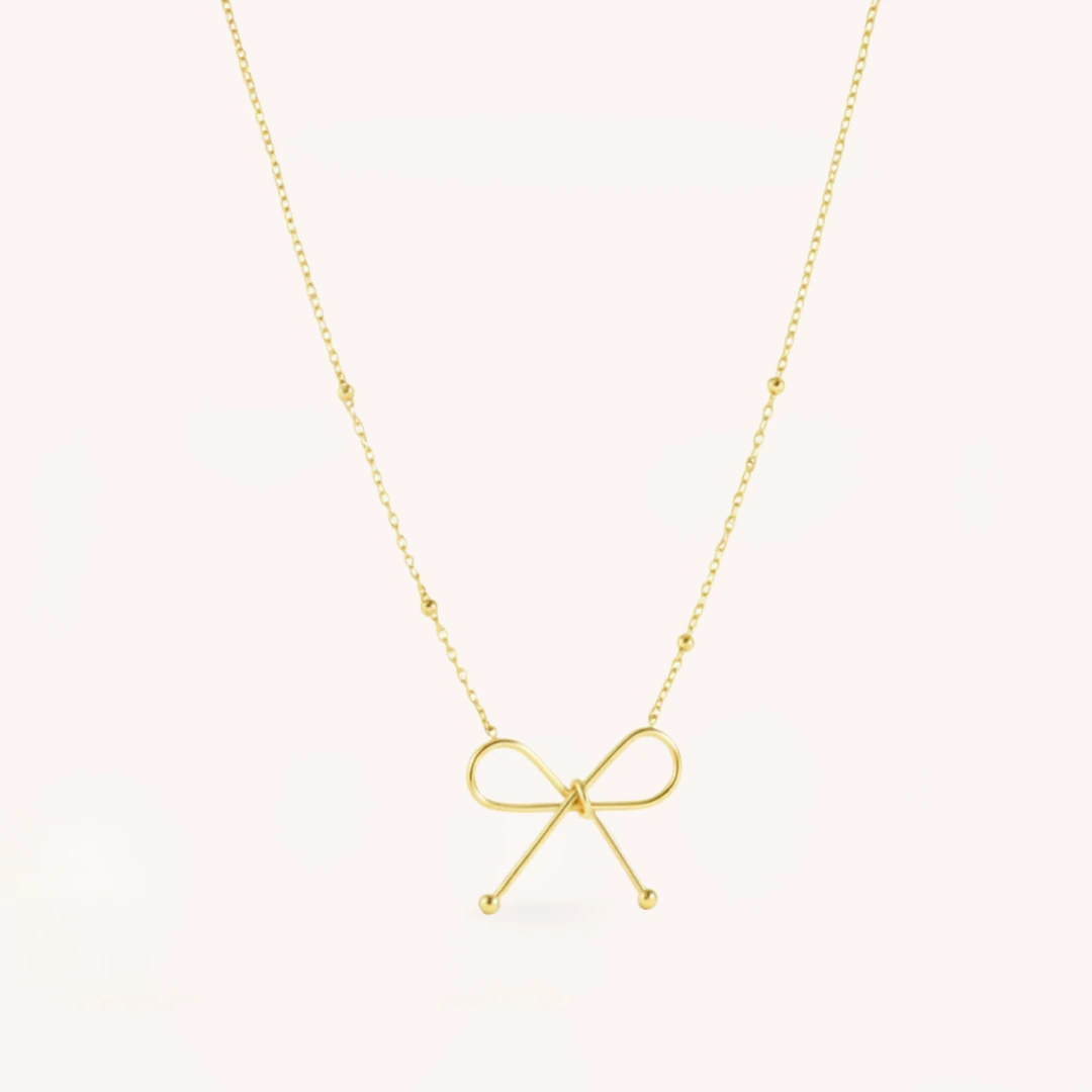 Bow Necklace