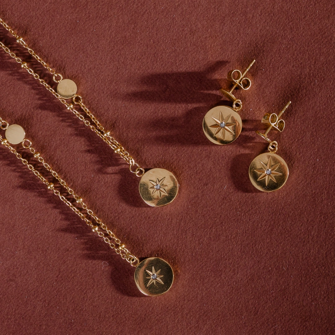 Celestial Star Disc Bracelet