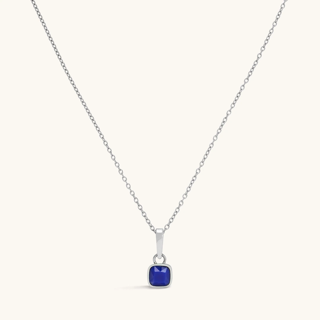 Classic Cushion Stone Necklace