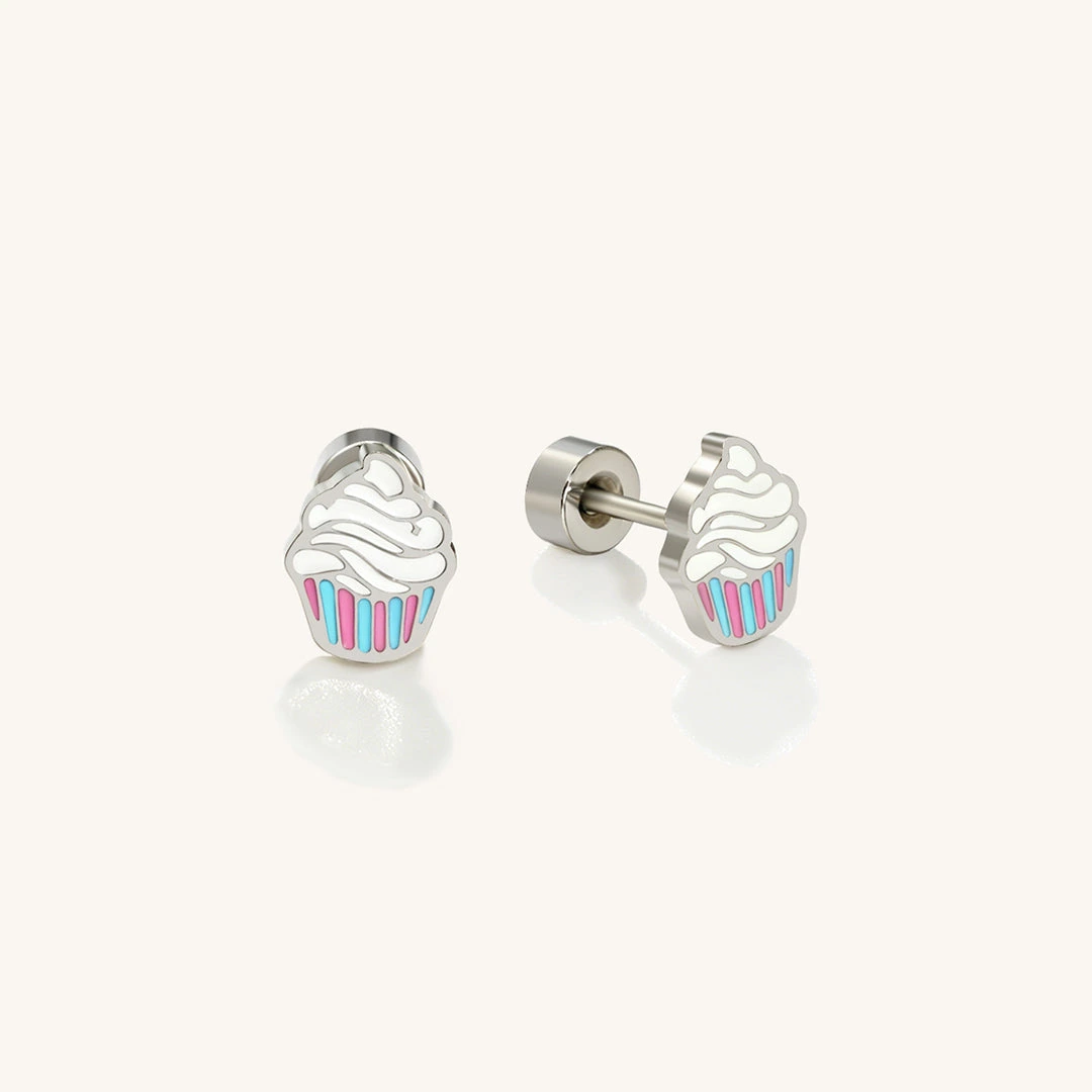 Cupcake Flat Back Earrings