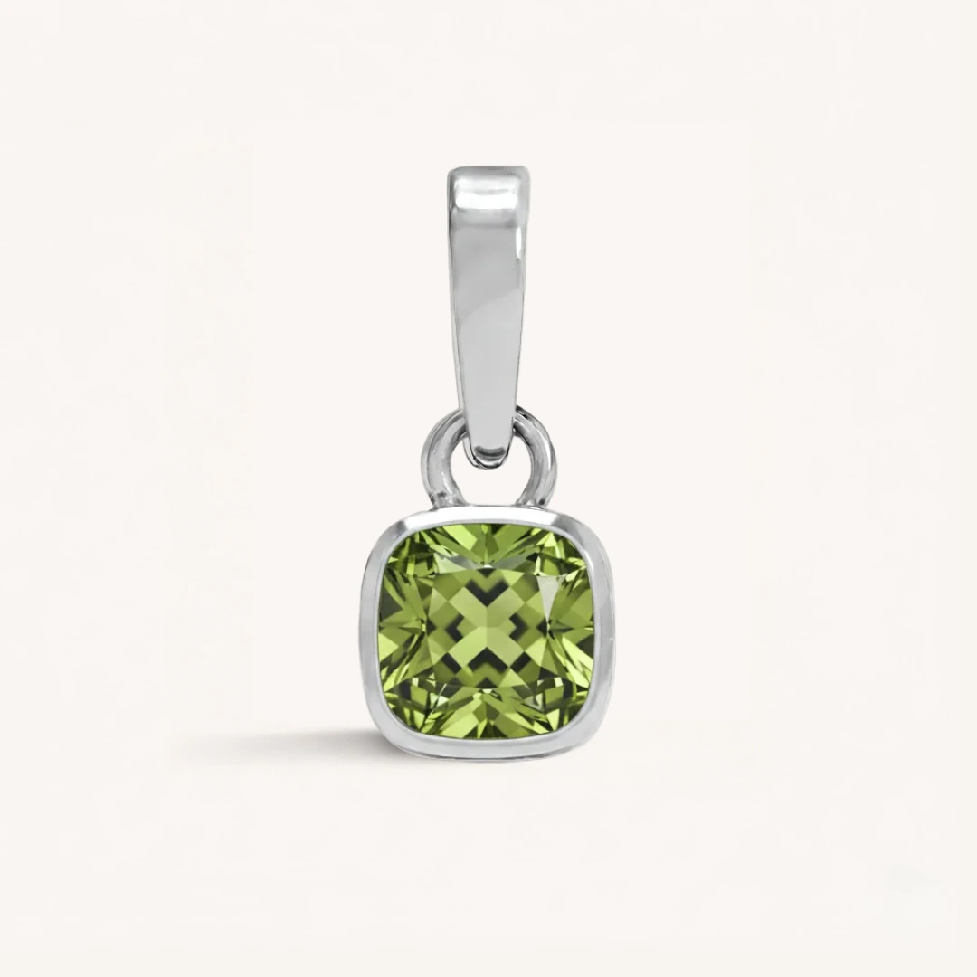 Cushion Birthstone Charm