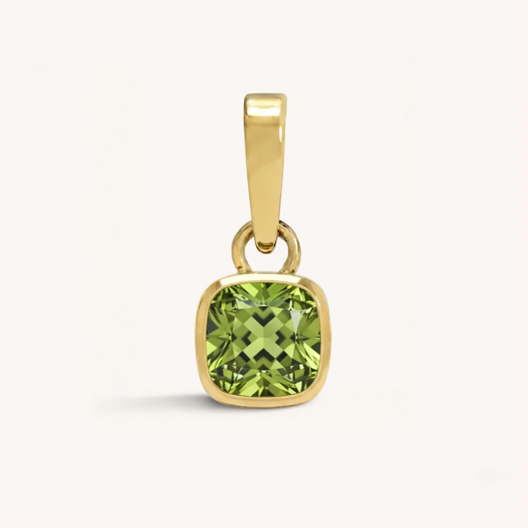 Cushion Birthstone Charm