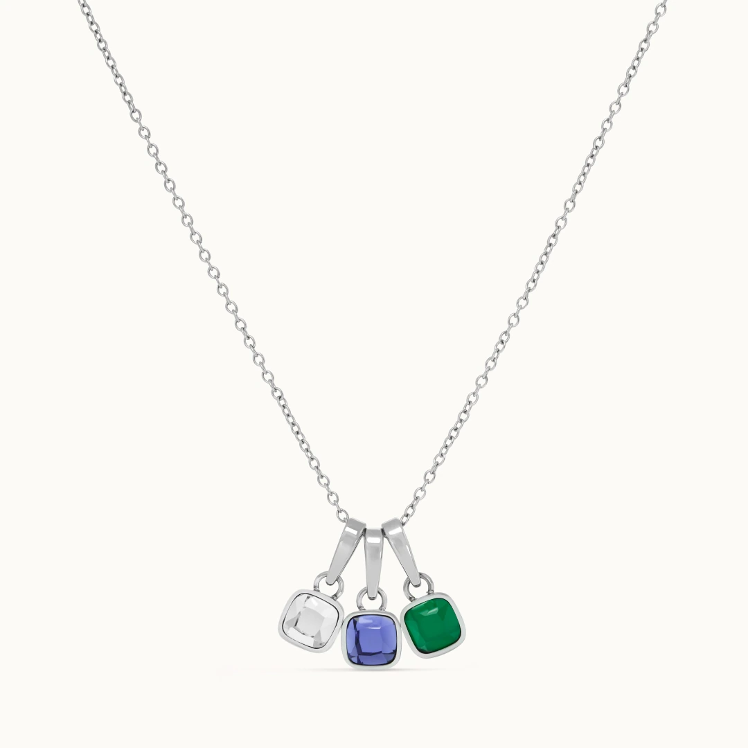 Cushion Birthstone Charm