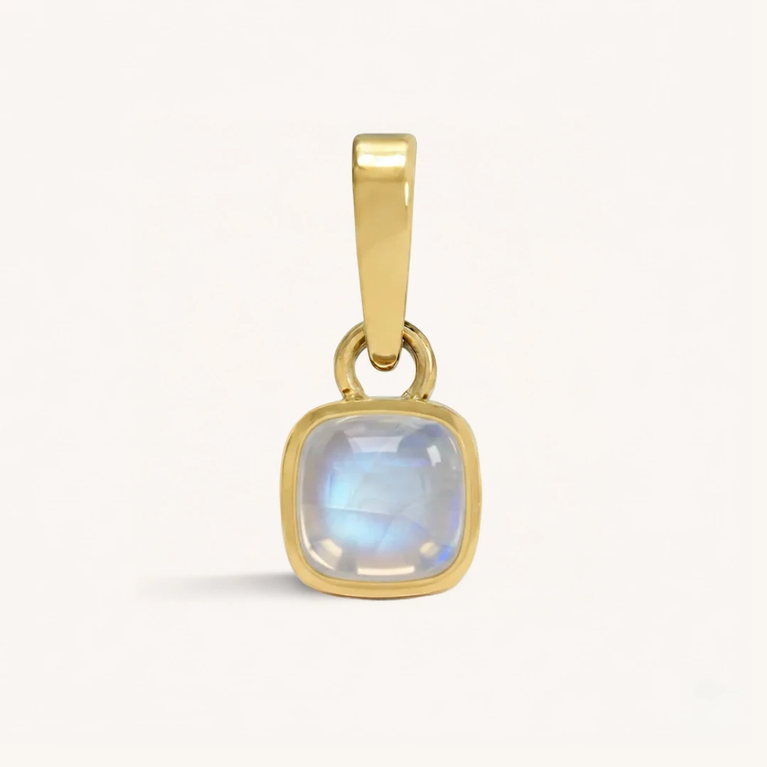 Cushion Birthstone Charm