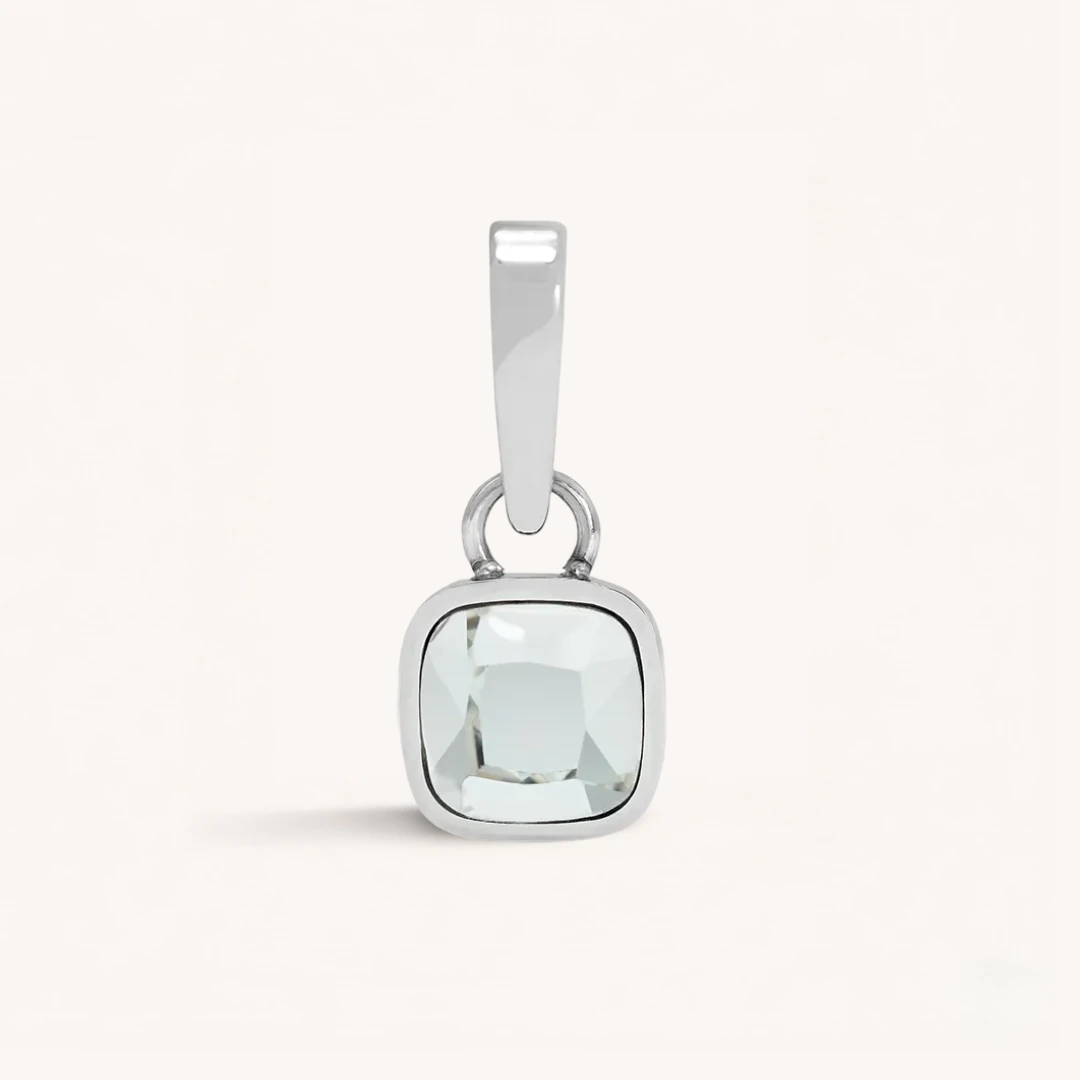 Cushion Birthstone Charm