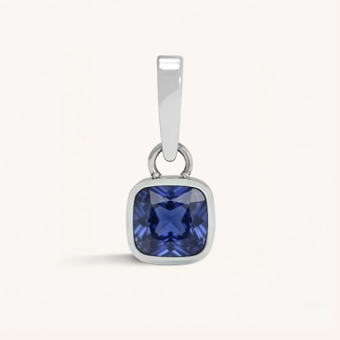 Cushion Birthstone Charm