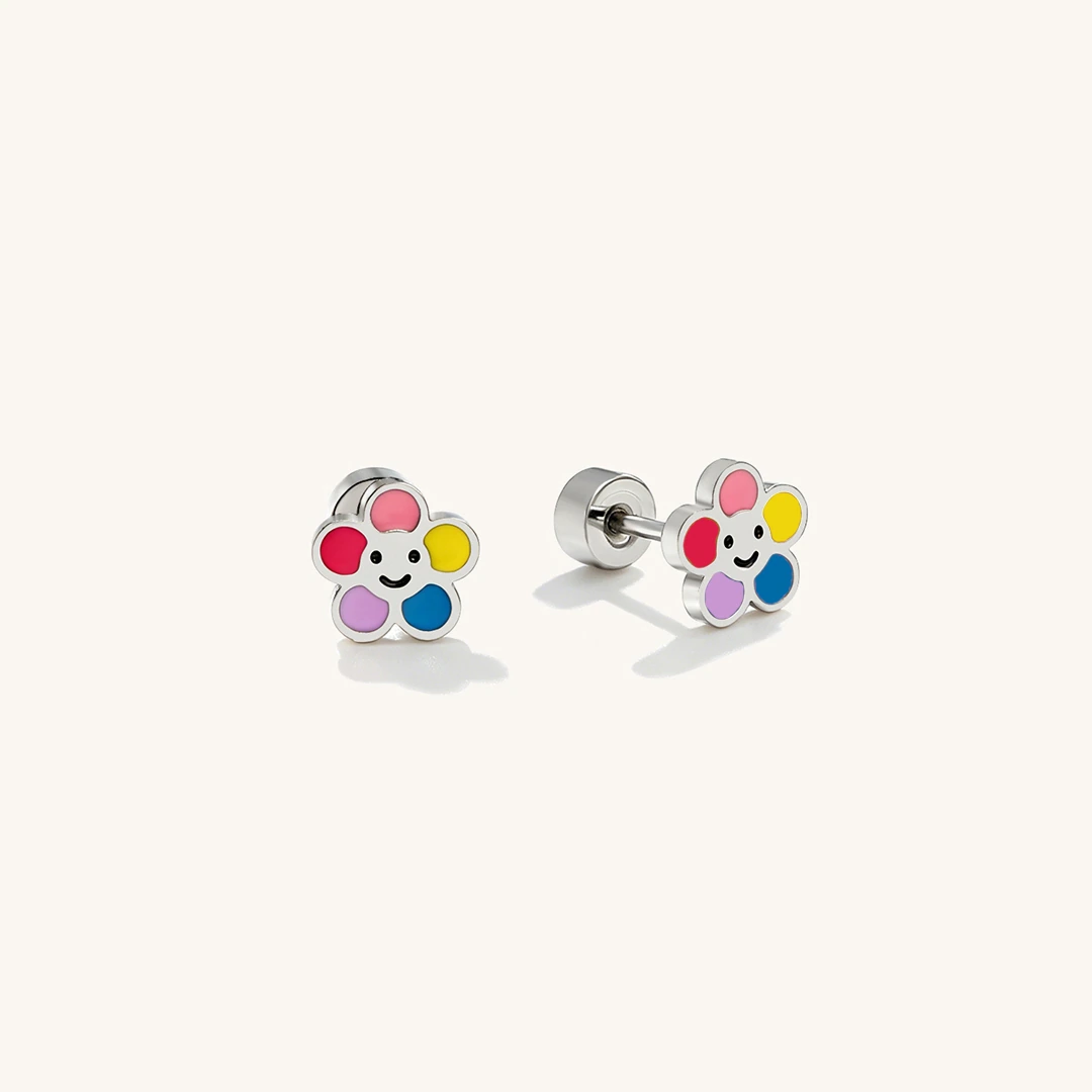 Daisy Chain Flat Back Earrings