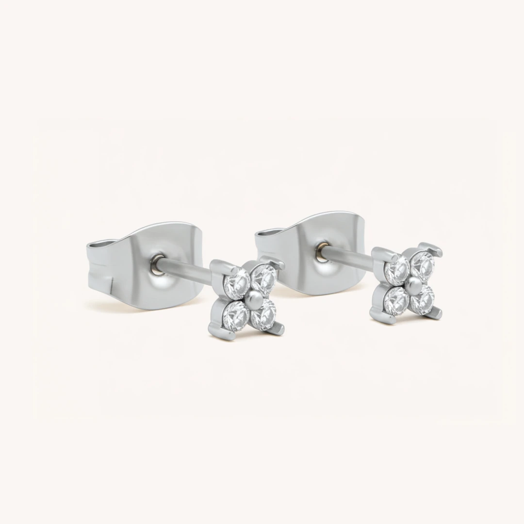 Delicate Hydrangea Stud Earrings