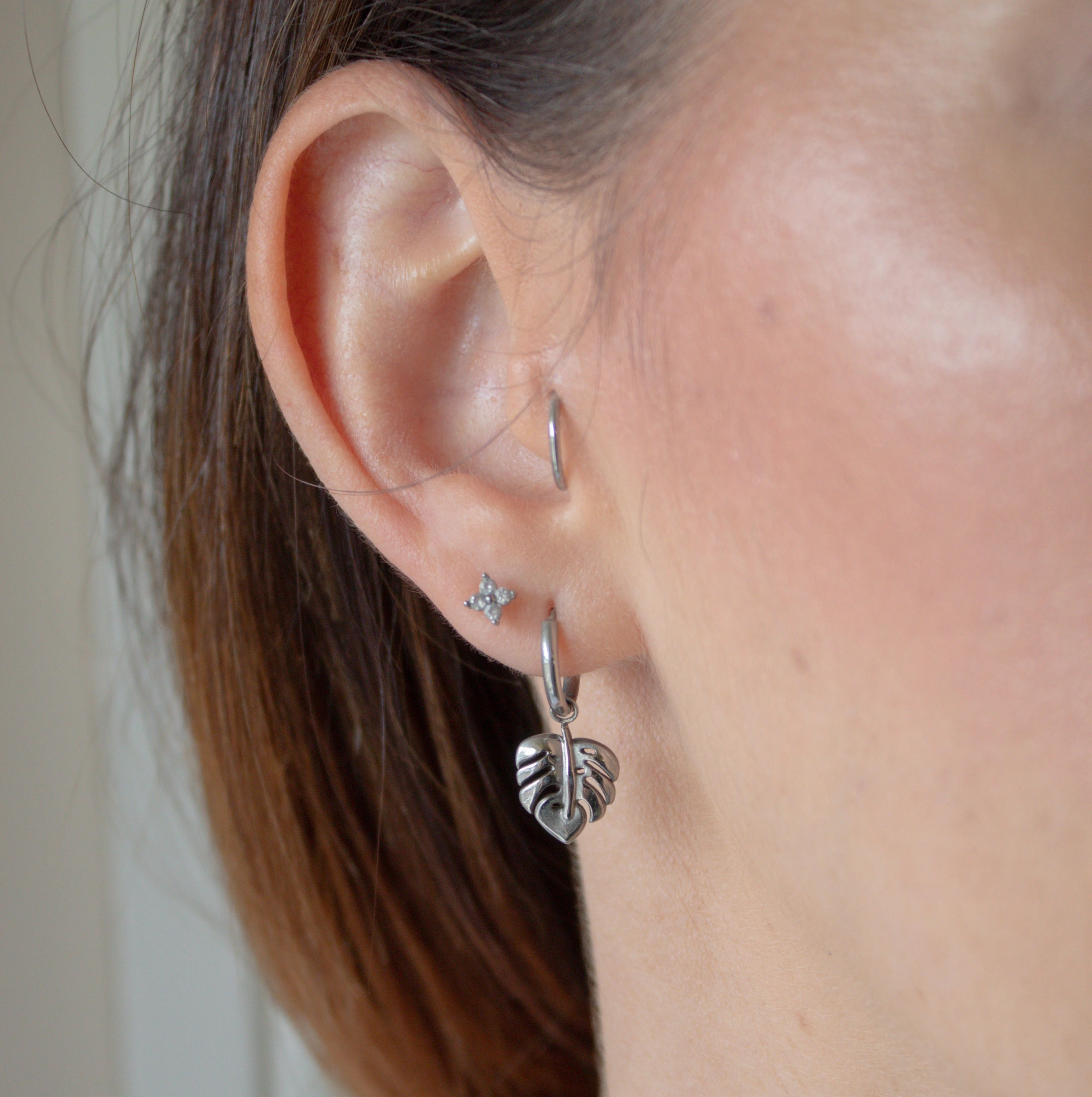 Delicate Hydrangea Stud Earrings