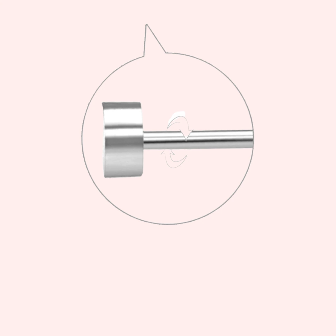 Spare Flat Back Screw-on Earring Backs