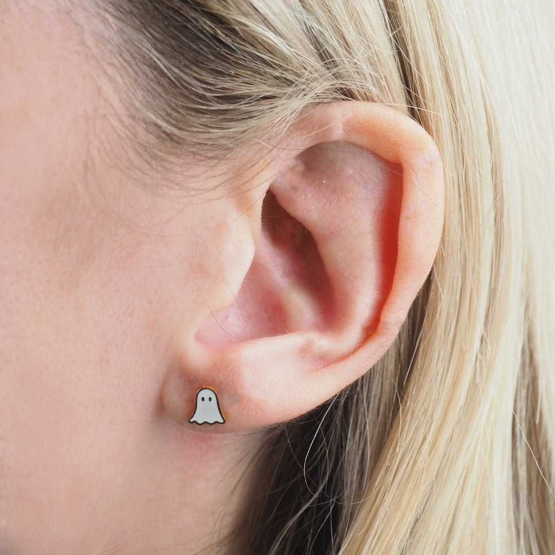 Ghoul Squad Flat Back Earrings