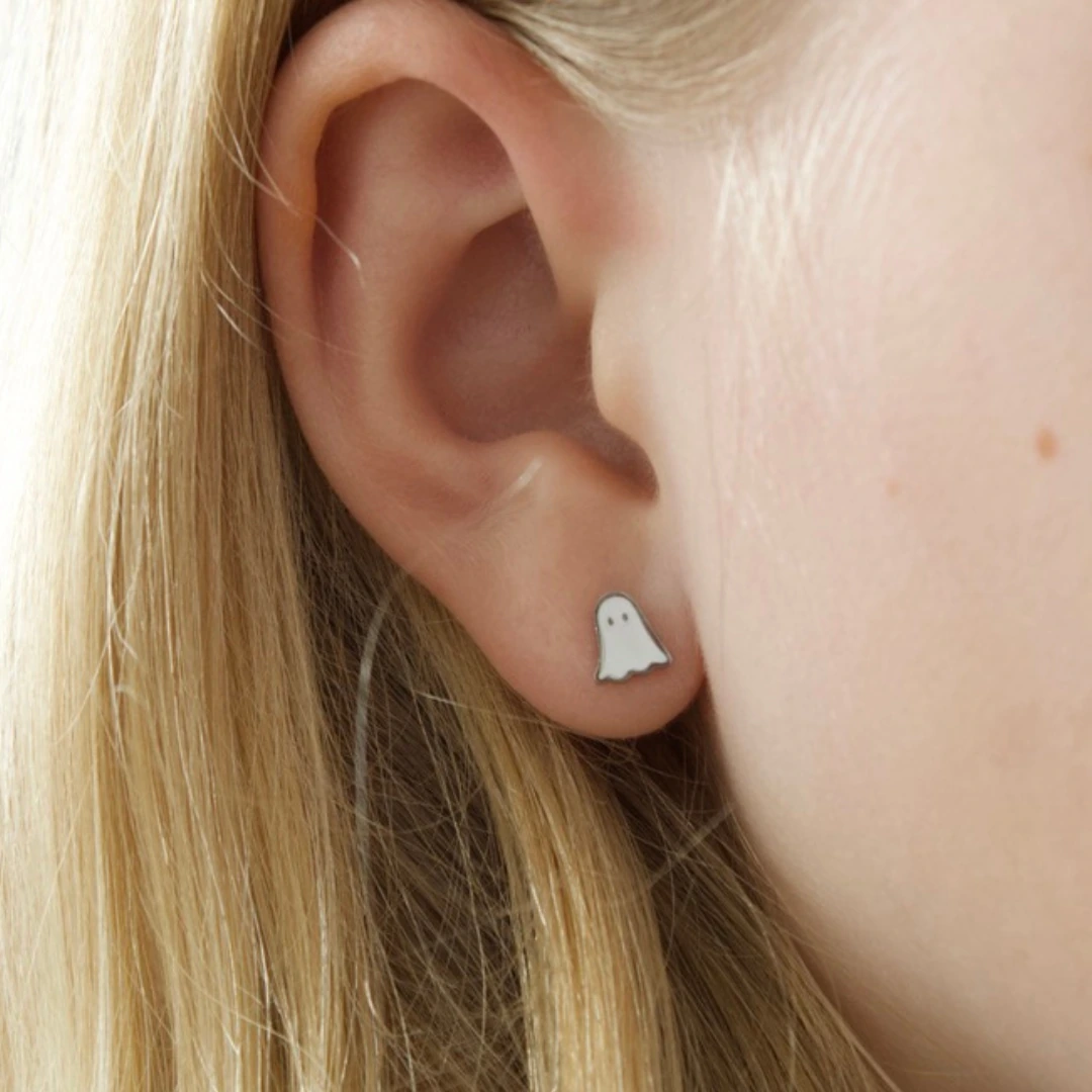 Ghoul Squad Flat Back Earrings