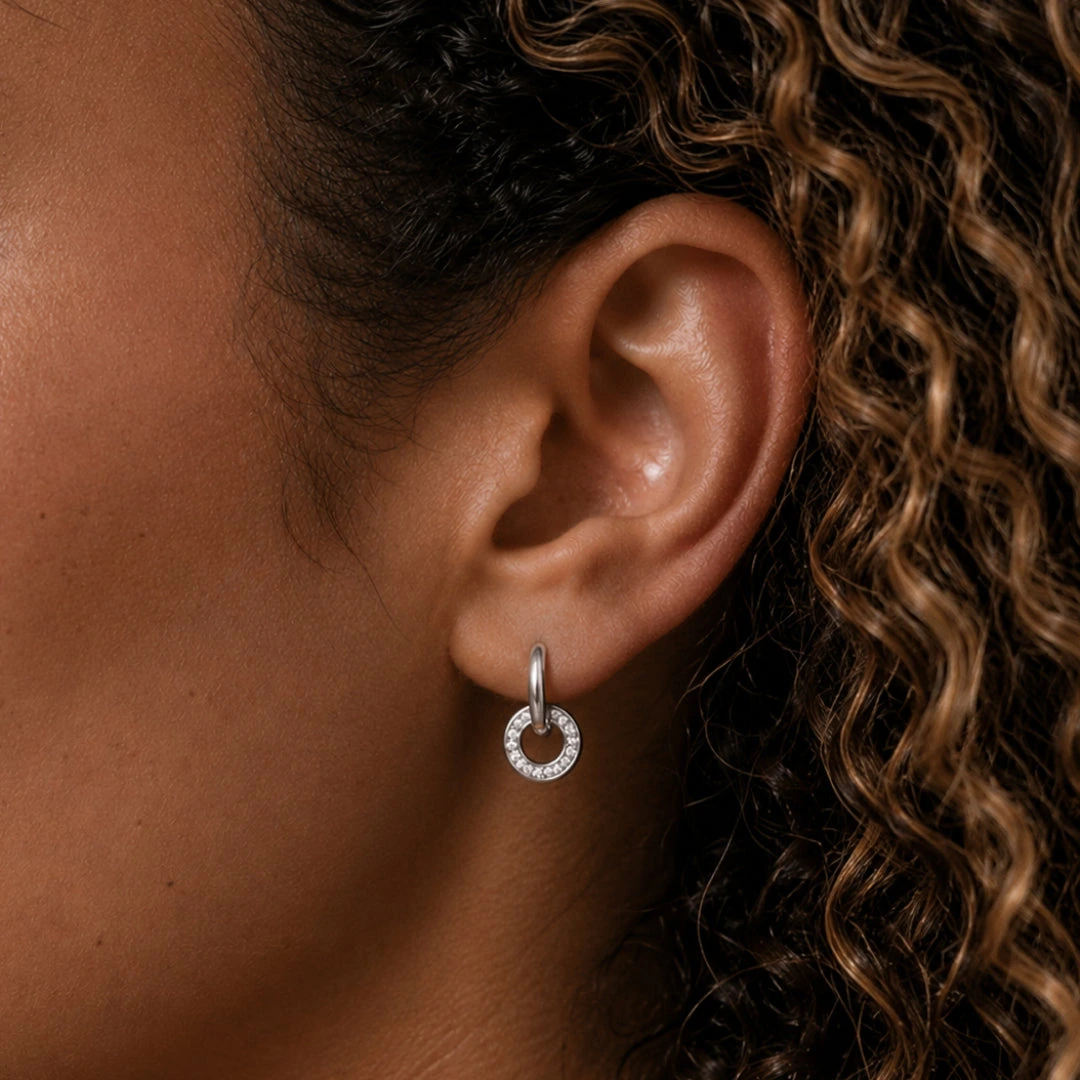 Infinity Double Hoop Earrings