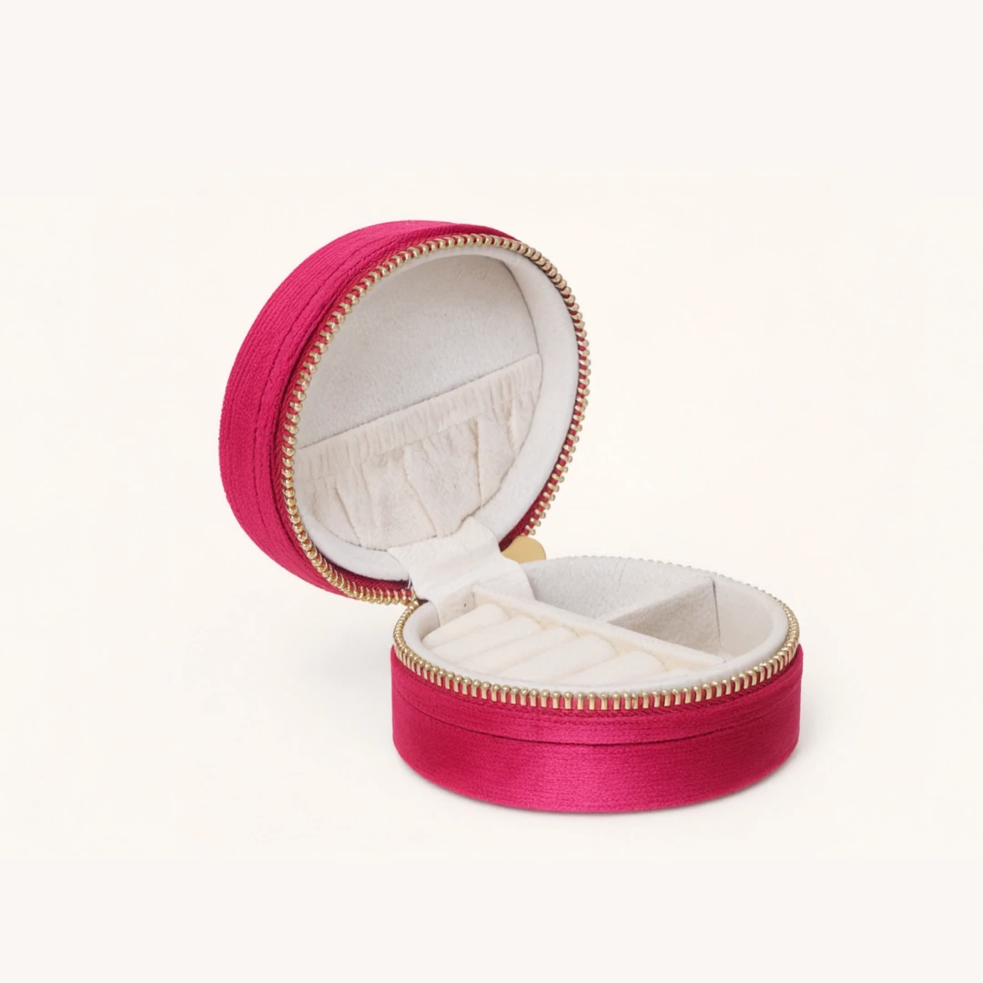 Limited Edition Luxe Jewellery Case - Small Round