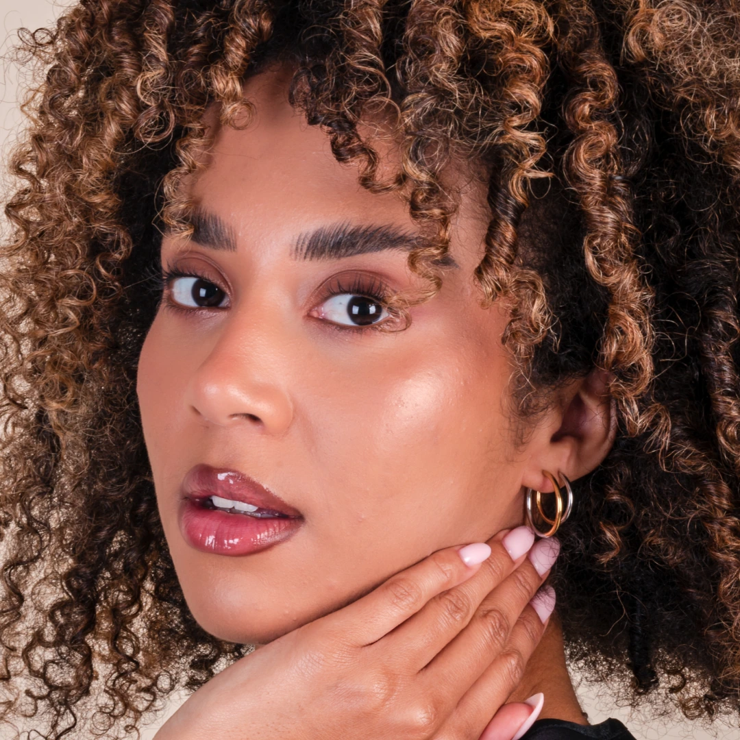 Mixed Metal Hoop Earrings