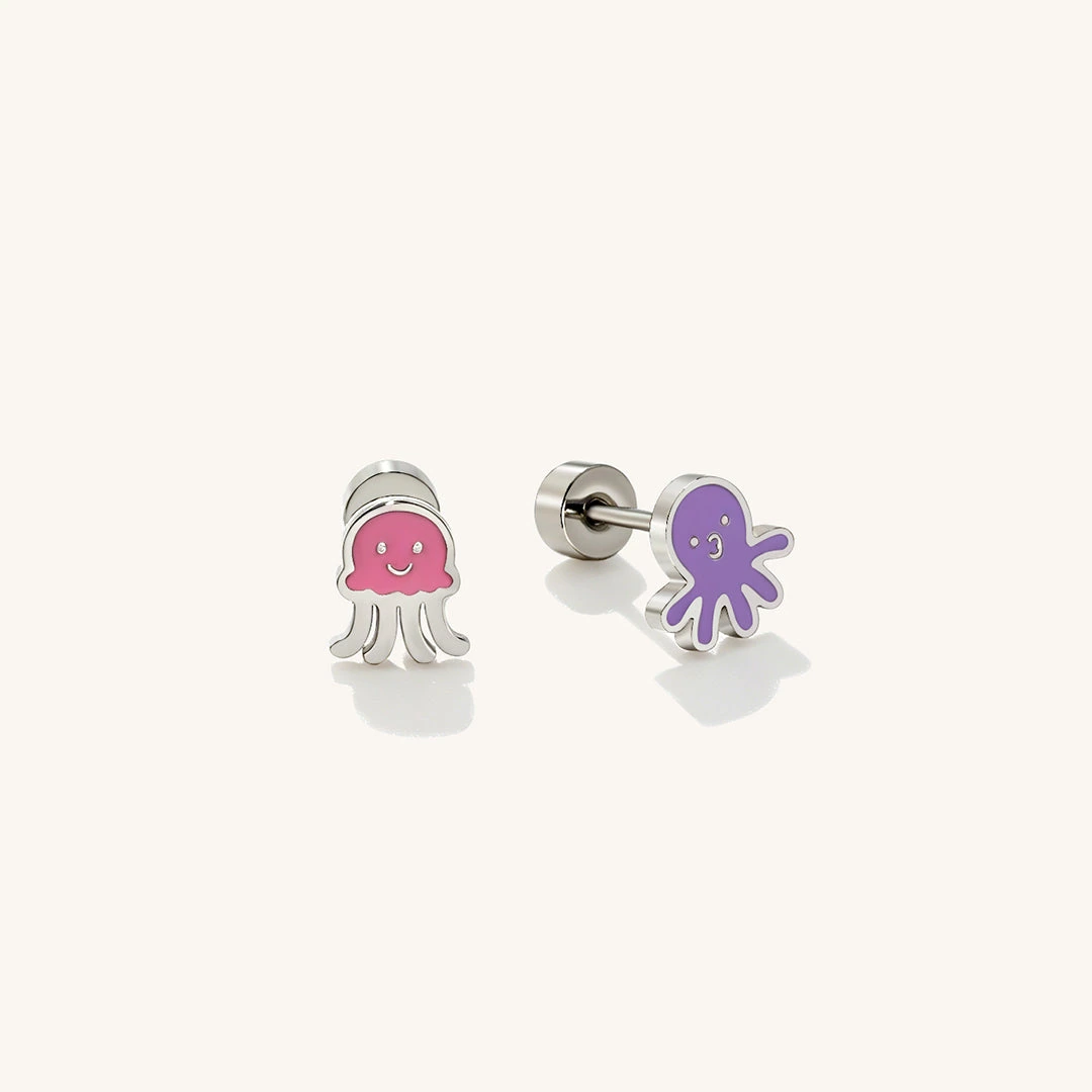 Ocean Duo Flat Back Earrings