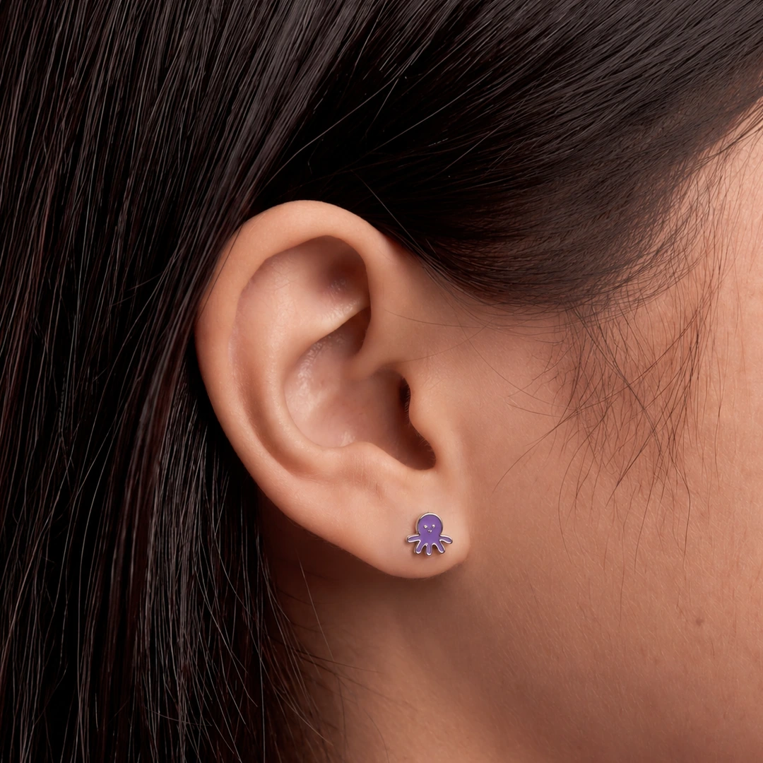 Ocean Duo Flat Back Earrings