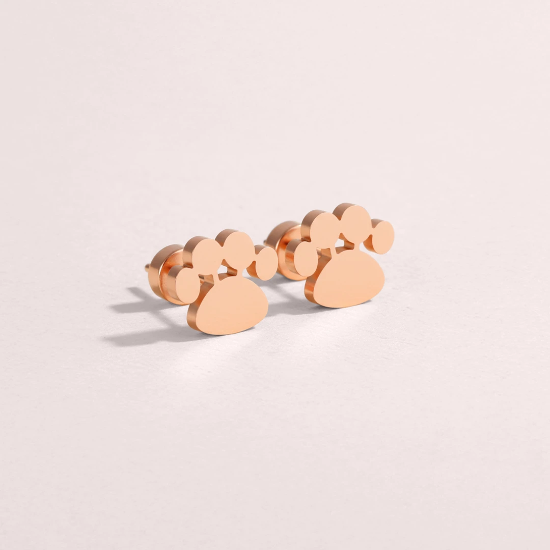 Paw Flat Back Earrings