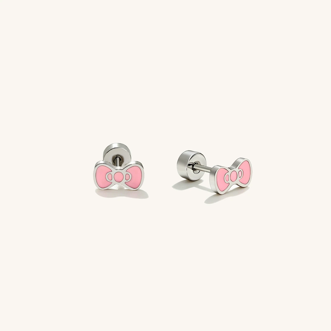 Posy Bow Flat Back Earrings