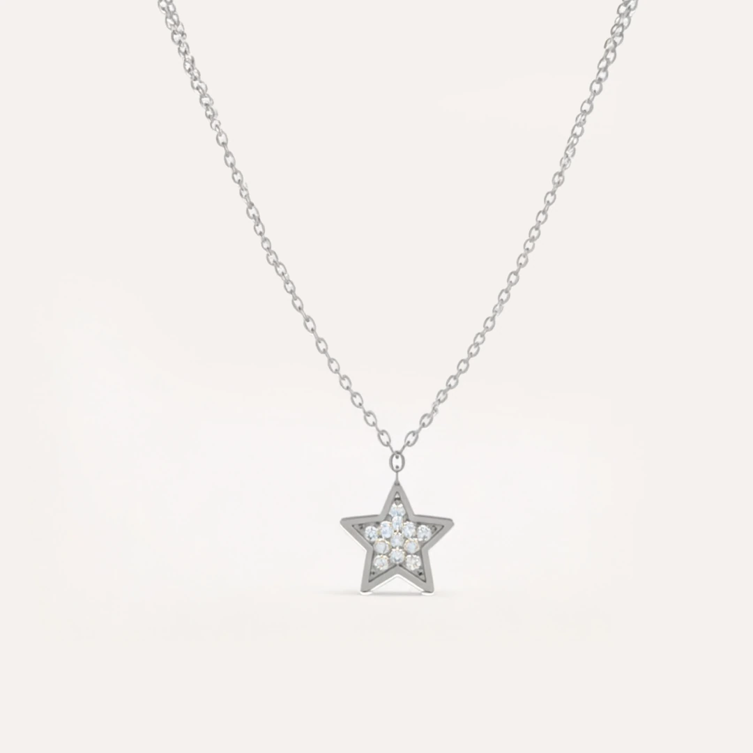 Sparkle Star Charm Necklace