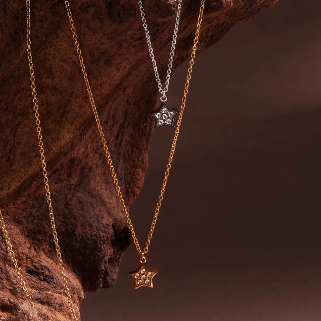 Sparkle Star Charm Necklace