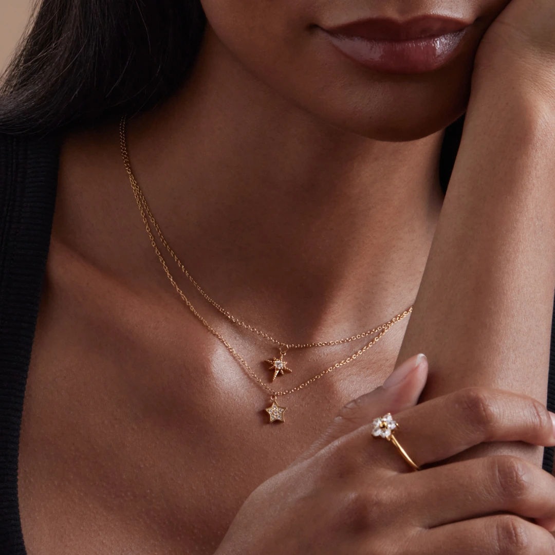 Sparkle Star Charm Necklace