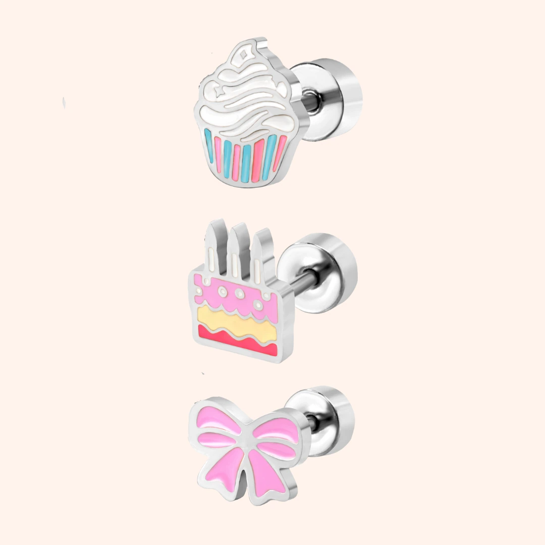 Sweet Celebration Flat Back Set of 3