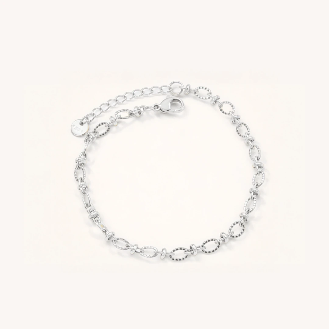 Textured Link Bracelet