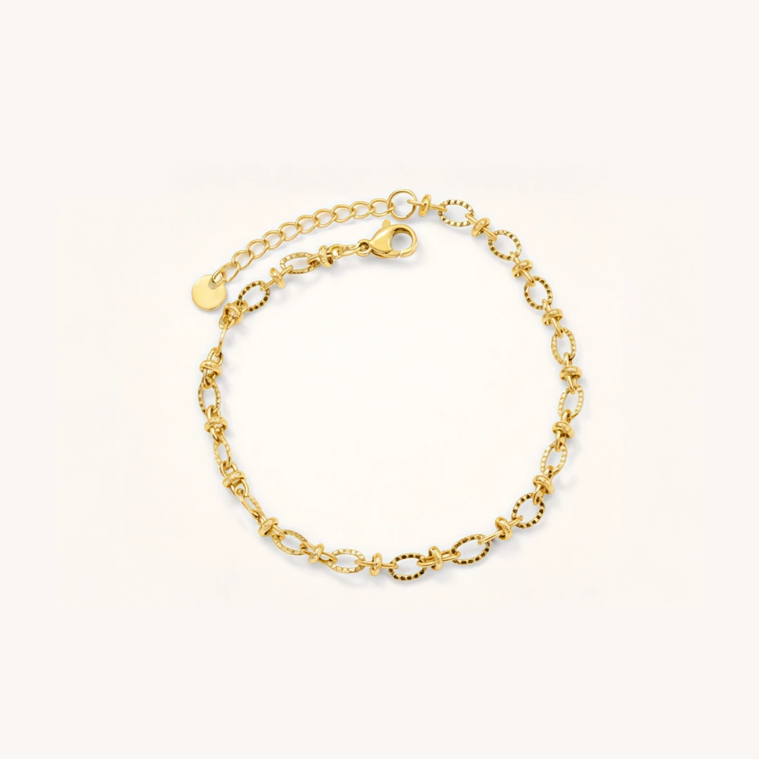 Textured Link Bracelet