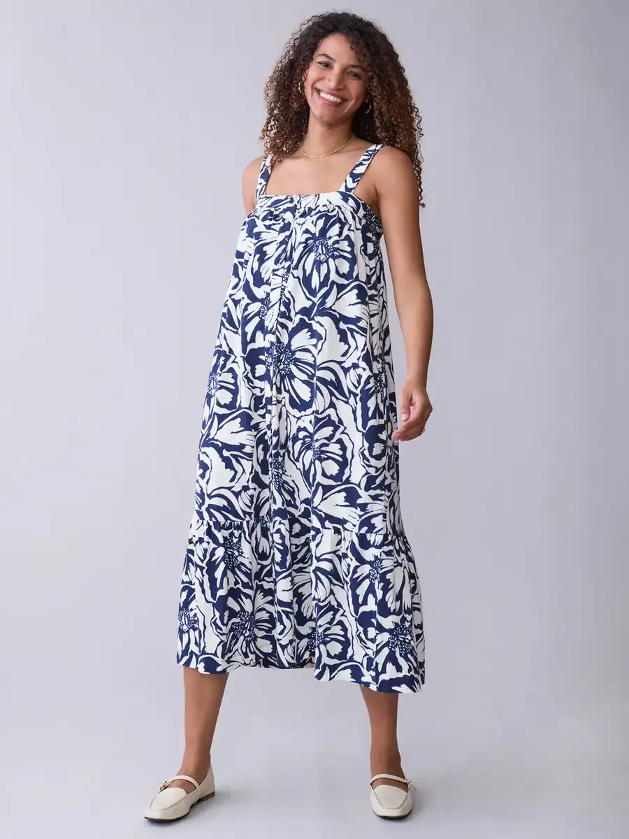 Printed Amalfi Dress