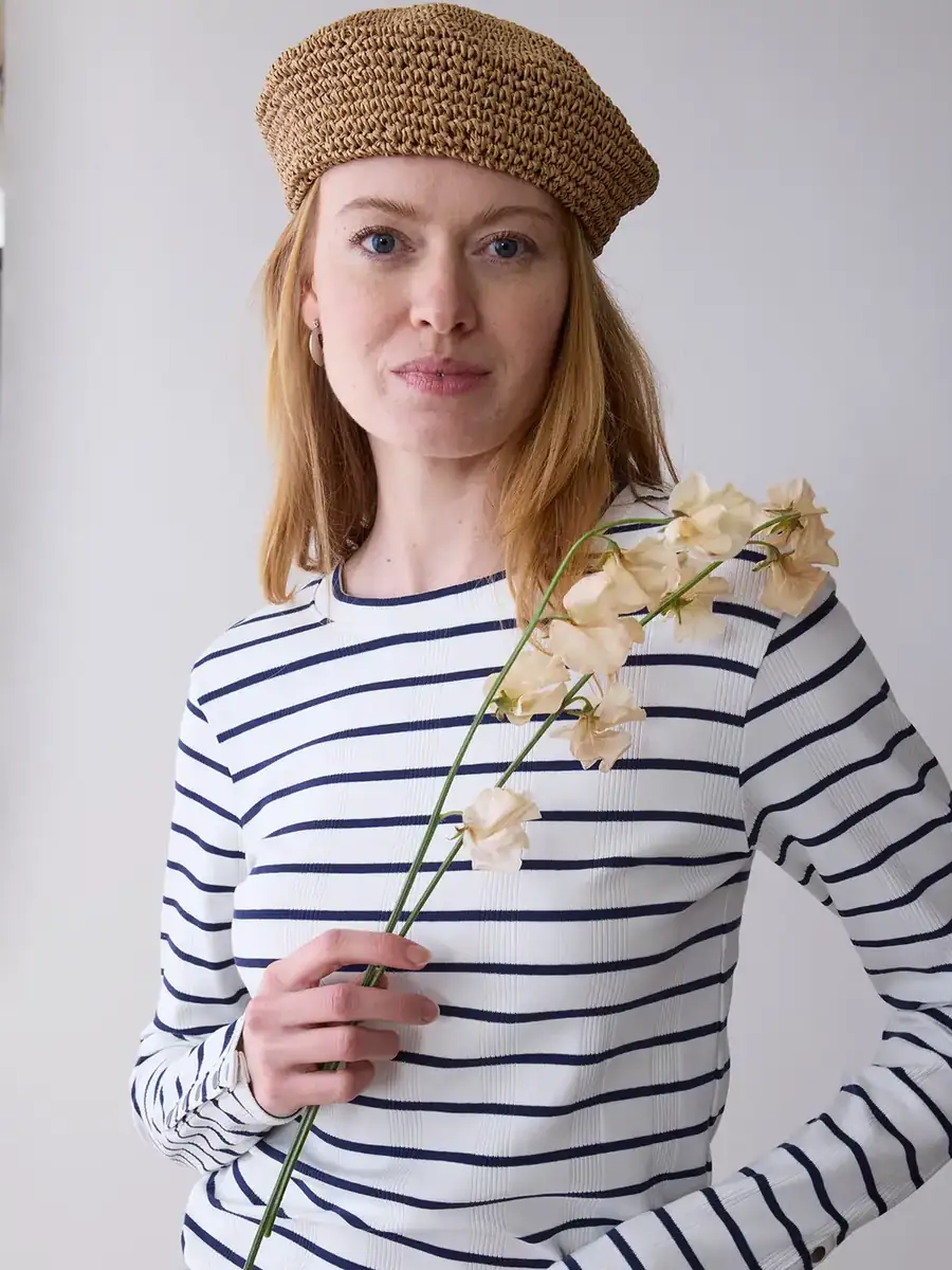 Striped Sabine Long Sleeve Top