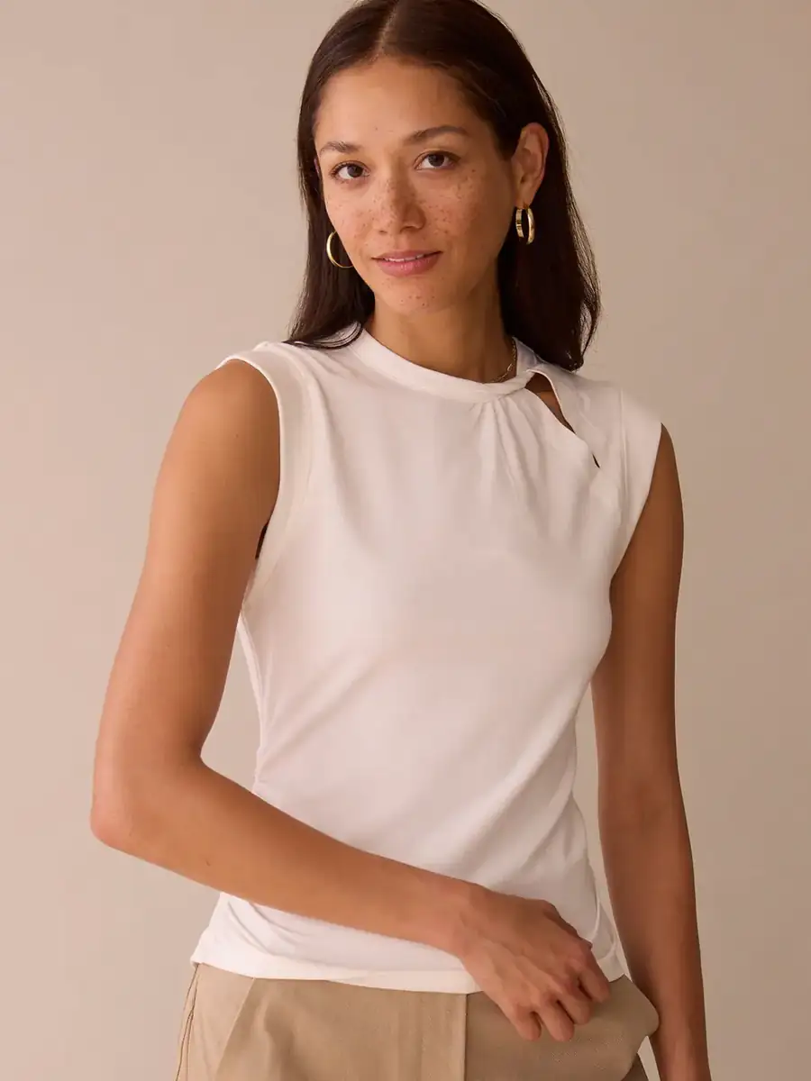 Talula Twist Neckline Tank
